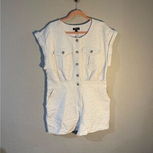 Express Cream Button-Down Shirt